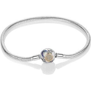 Sterling Silver Charm Bracelet for Women Butterfly Heart Moon Star Cubic Zirconi